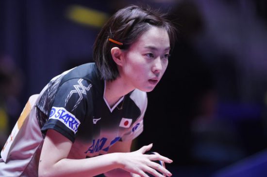 卓球女子石川佳純選手です
